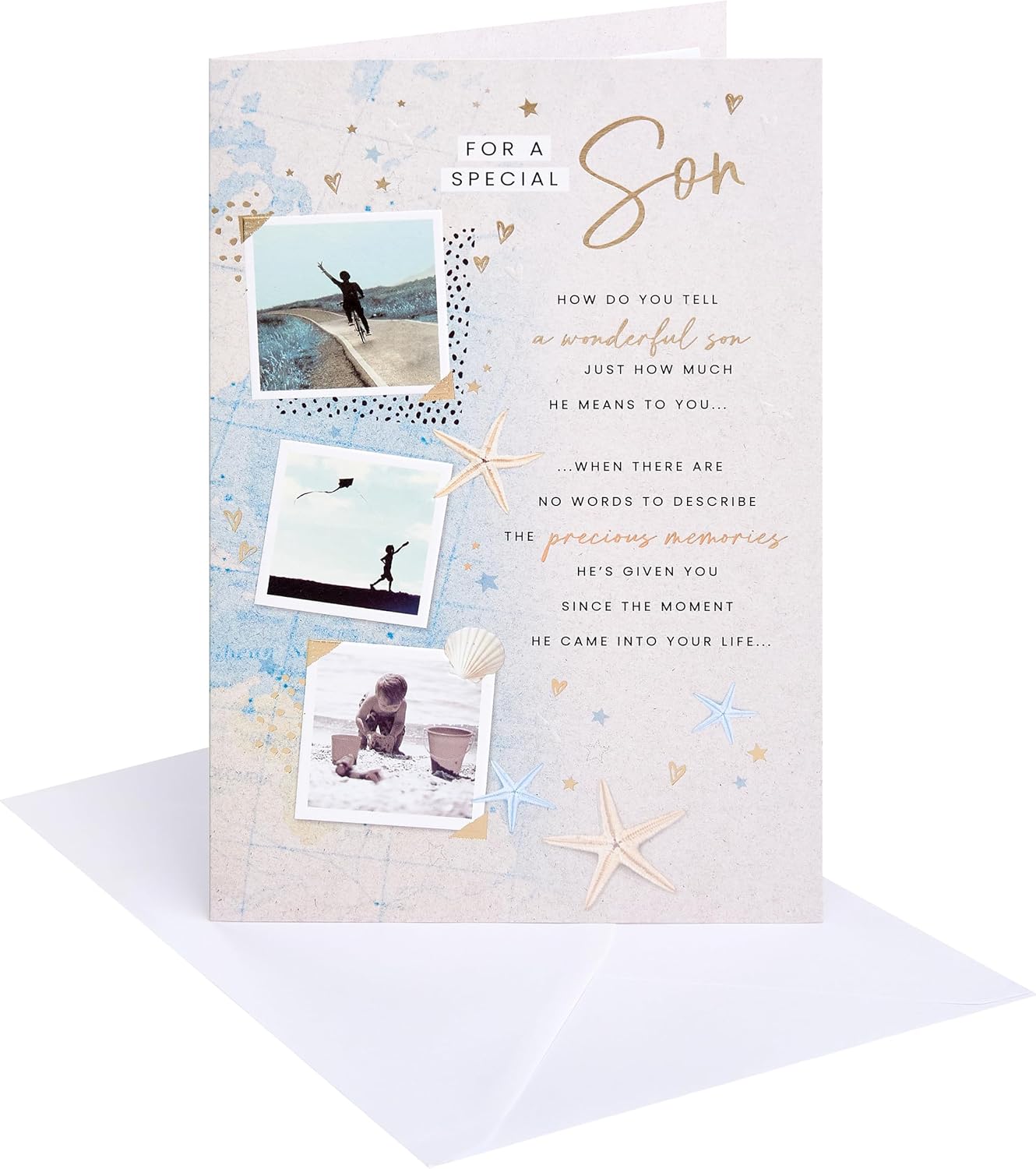 Cute Photo Design Son Birthday Card