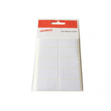 Pack of 70 White 19x38mm Rectangular Labels - Adhesive Stickers