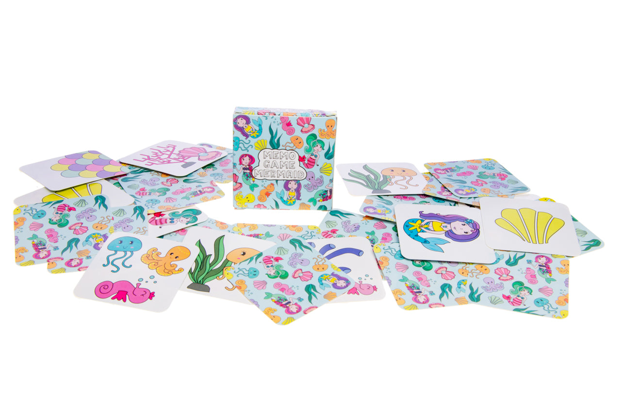 Mermaid Mini Memory Game 28 Cards
