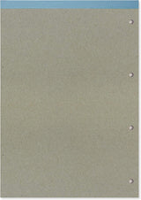 A4 160 Pages Narrow 6mm Feint with Margin Refill Pad (210x297mm)