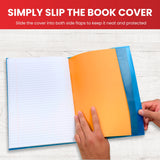 Pack of 10 A4 Frosted Purple Exercise Book Covers