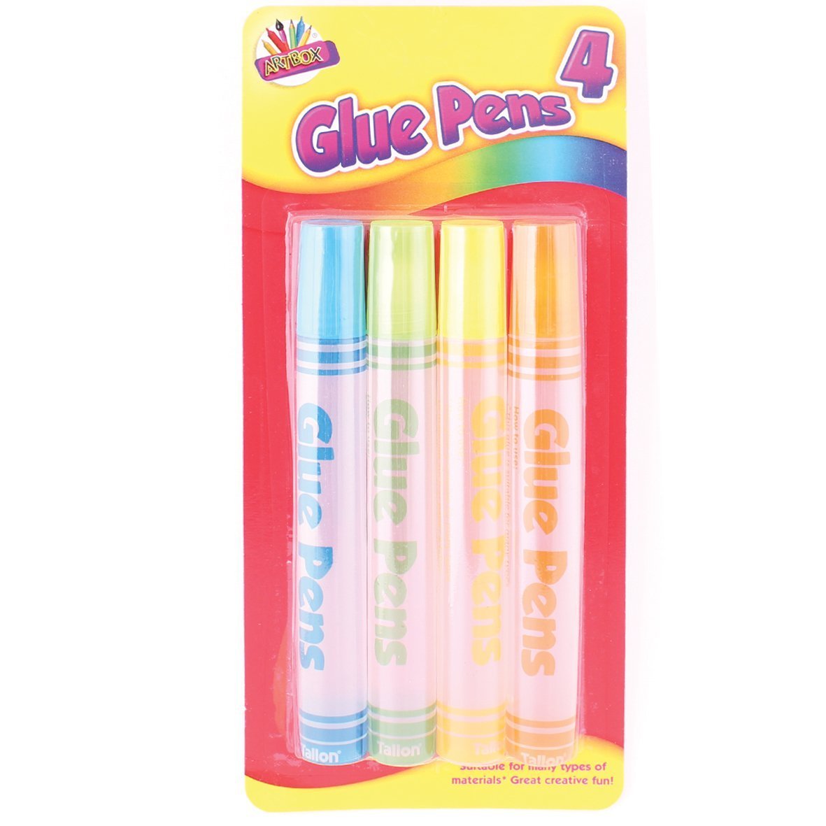Pack of 4 50ml Water Based Glue Pens