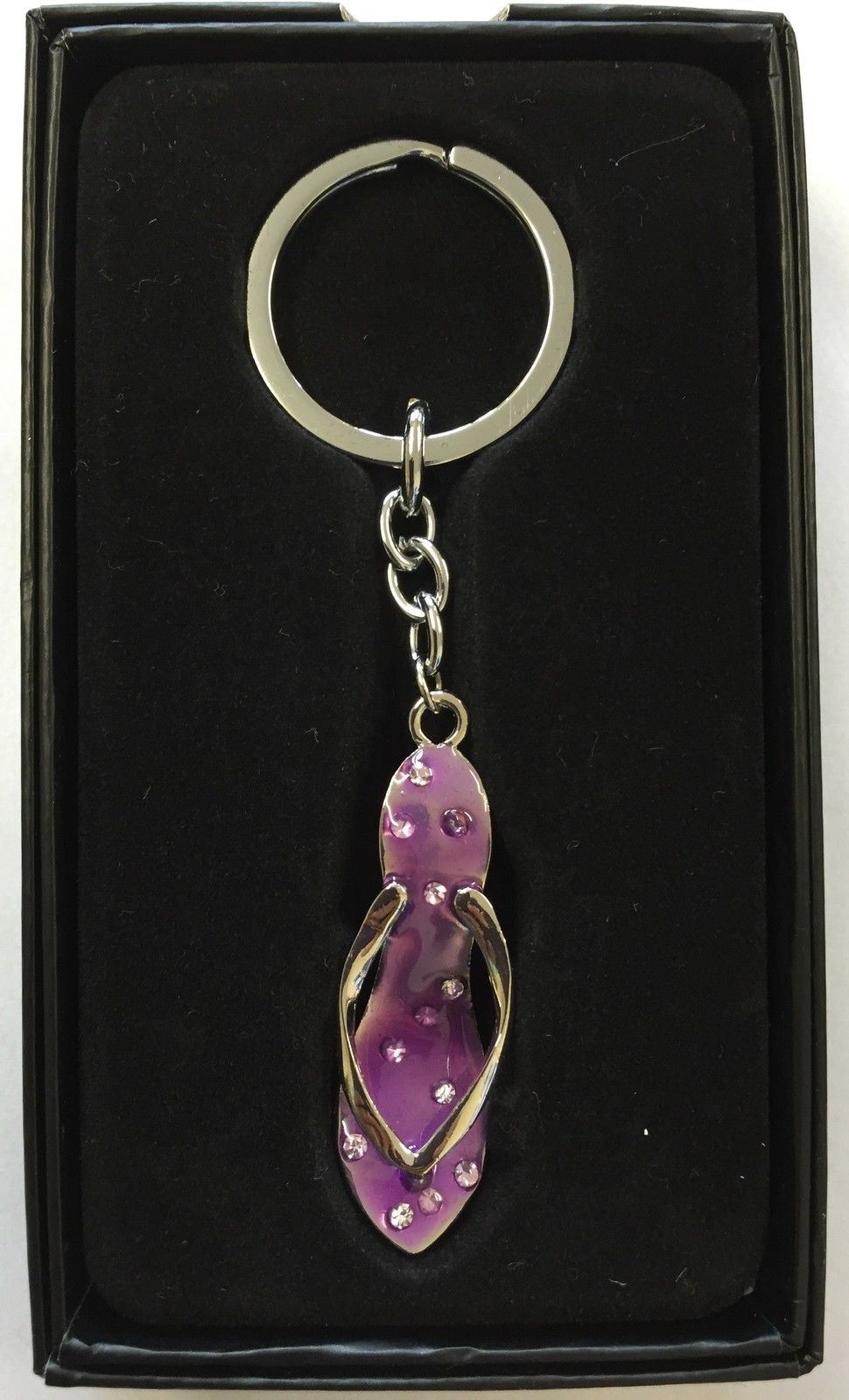Bling Keyring High Heel Pink Diamante Shoe {DC}