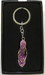 Bling Keyring High Heel Pink Diamante Shoe {DC}