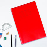 Pack of 10 A4 Assorted Coloured Exercise Books with Coloured Book Covers