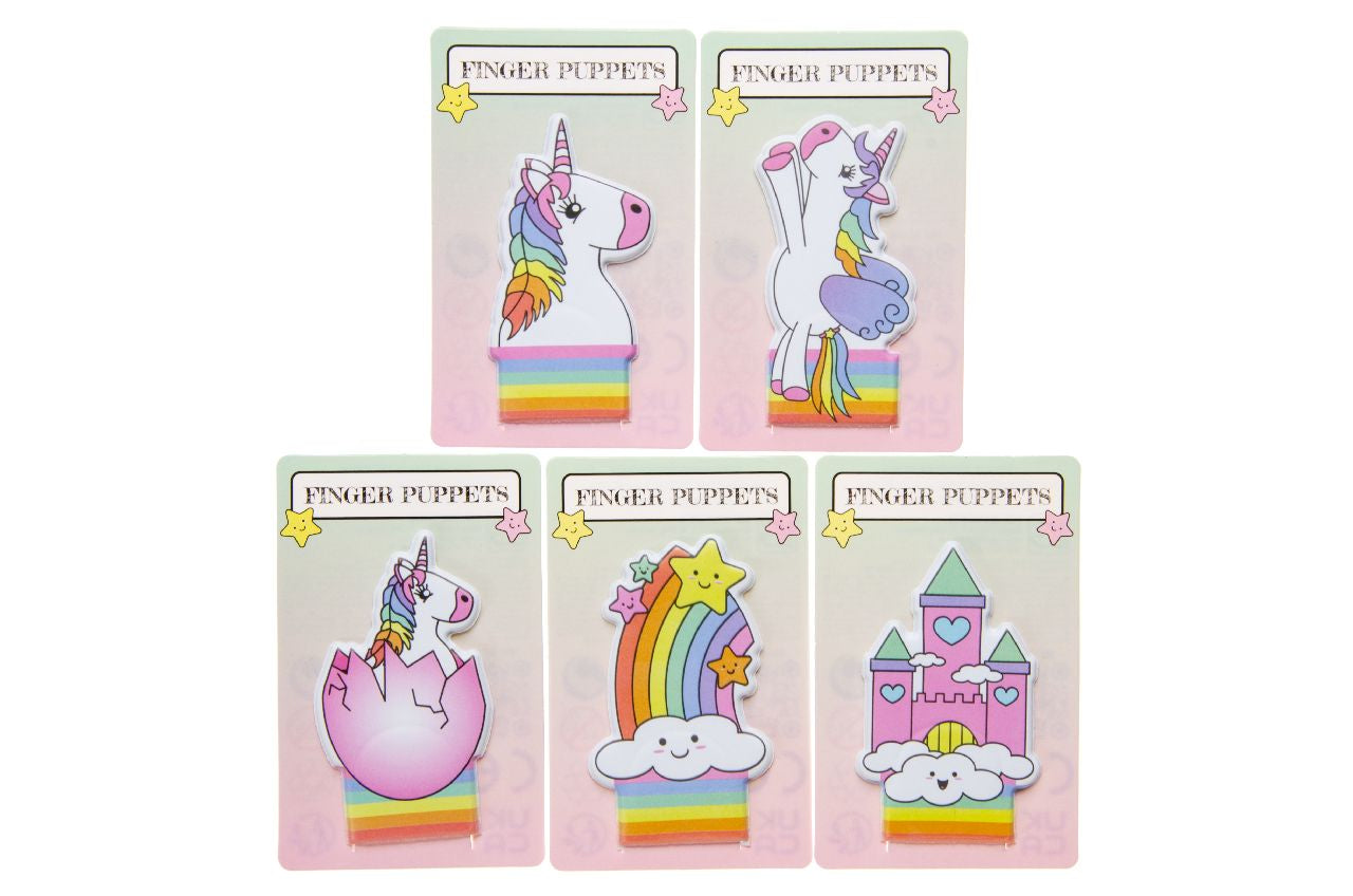 Single Unicorn Finger Puppet Toy