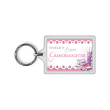 World's Best Granddaughter Celebrity Style Keyring