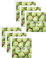 Multipack of 6 Smiley Sprouts Design Charity Christmas Cards