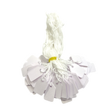 Pack of 200 Small White Strung Tags 13 x 20mm