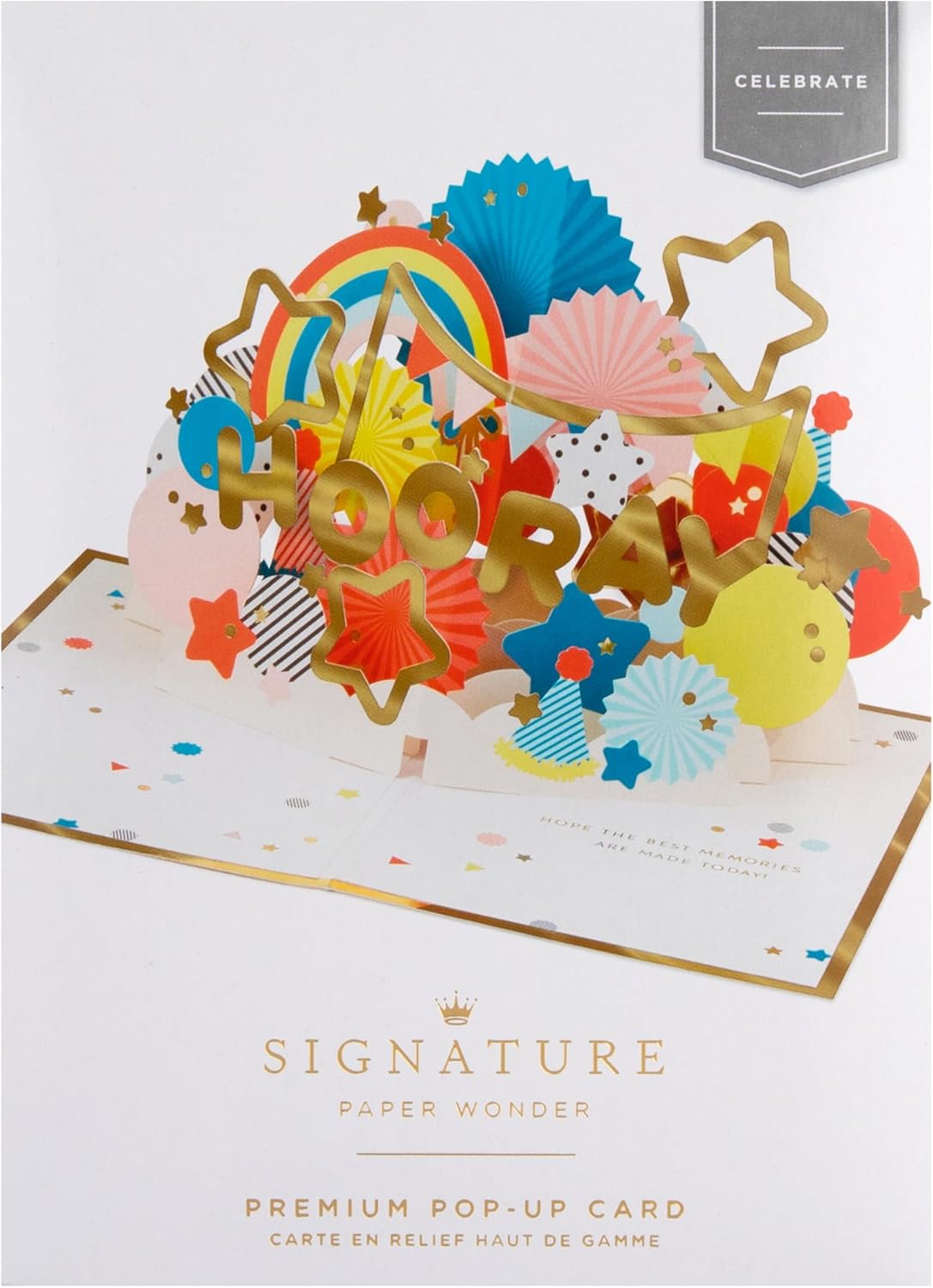 Any Occasion Celebration 3D Pop Up Birthday Graduation Congratulations Card 