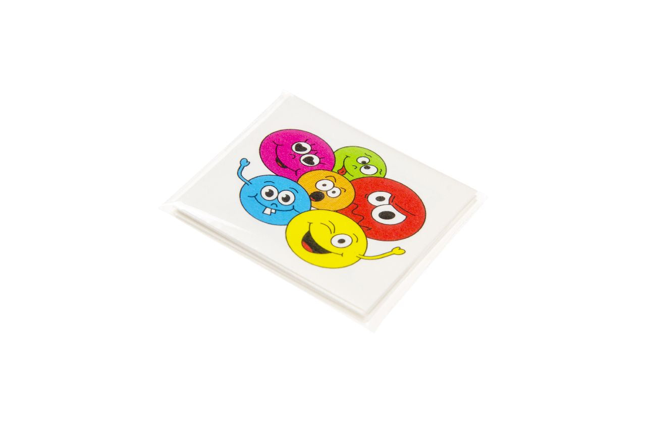 12 Pieces Emotion Faces Tattoos