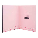 Hallmark 25499249 Medium Girlfriend Christmas Card 'Glitter Shaker' 