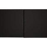 RHINO Oversize 40 Page Blank Hardback Black Scrapbook