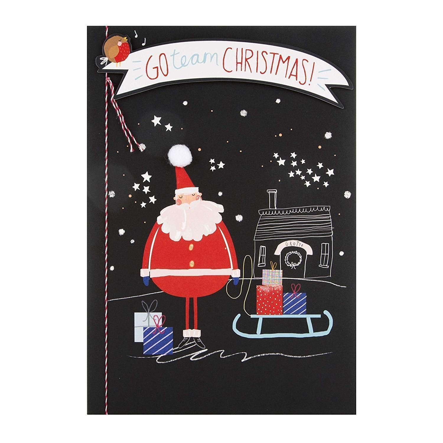 Hallmark Team Christmas Medium Card 'Festive Happiness' 