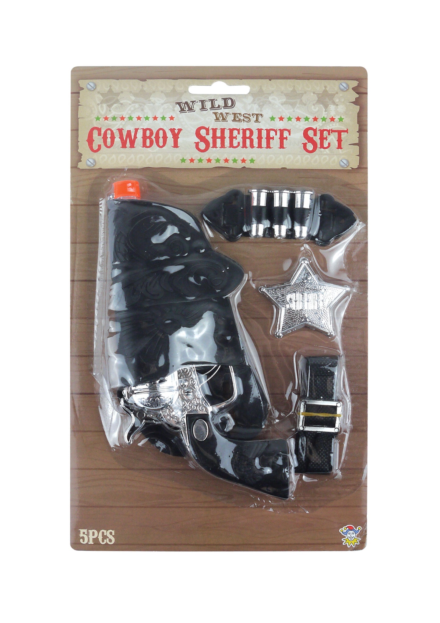 Fancy Dress Cowboy Toy Gun Set 5 Piece