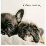 Happy Together Cute Dogs Valentine's Day Card 