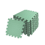 Pack of 4 30x30cm Mint Coloured 1cm Thick EVA Foam Mats
