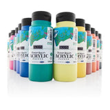 Cyan Acrylic Paint 500ml by Icon Art