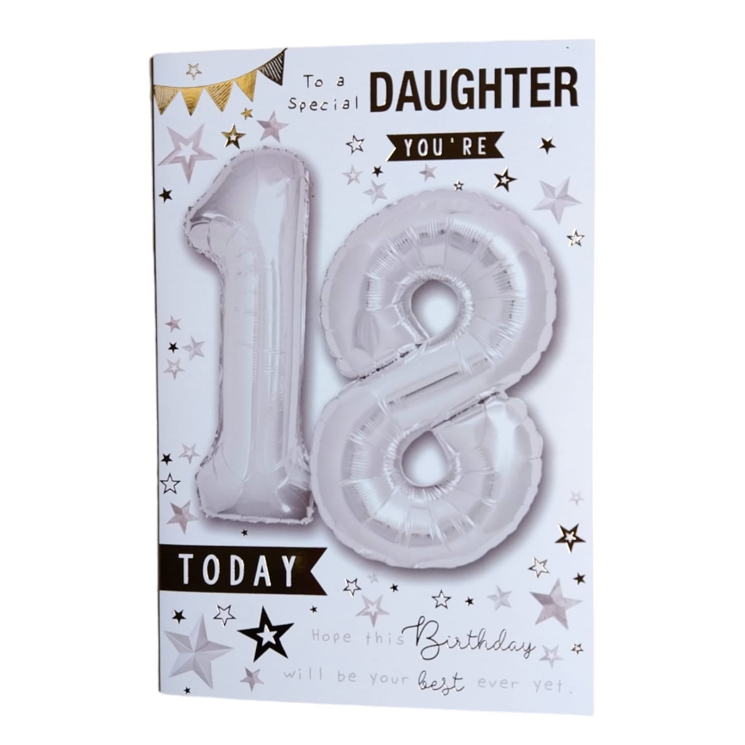 To a special Daughter You're 18 Balloon Boutique Greeting Card