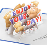 Forever Friends Celebration Design 3D & Pop Up Birthday Card Congratulations