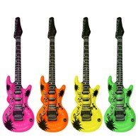 Inflatable Neon Colour Guitar 106cm