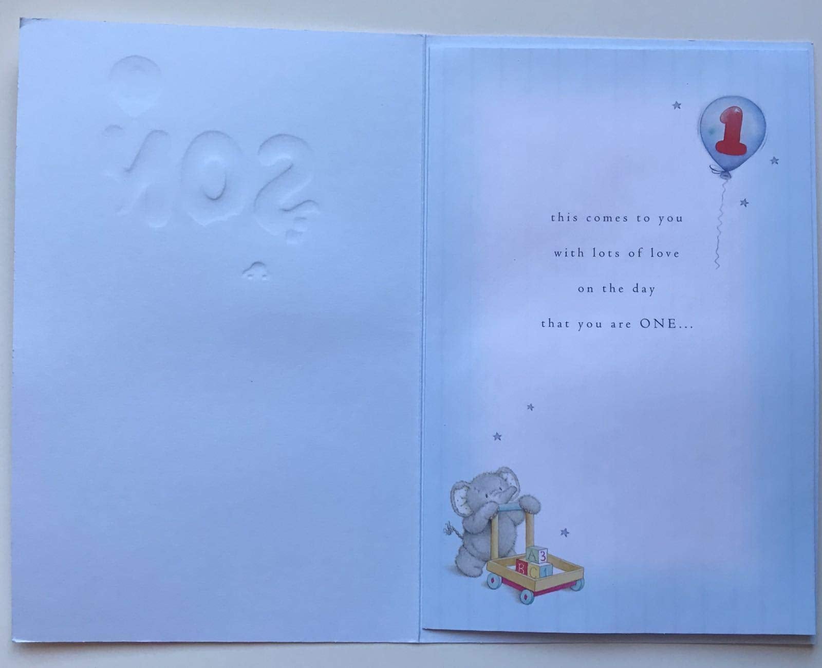 1st Today Elliot And Buttons Design Son Birthday Card	