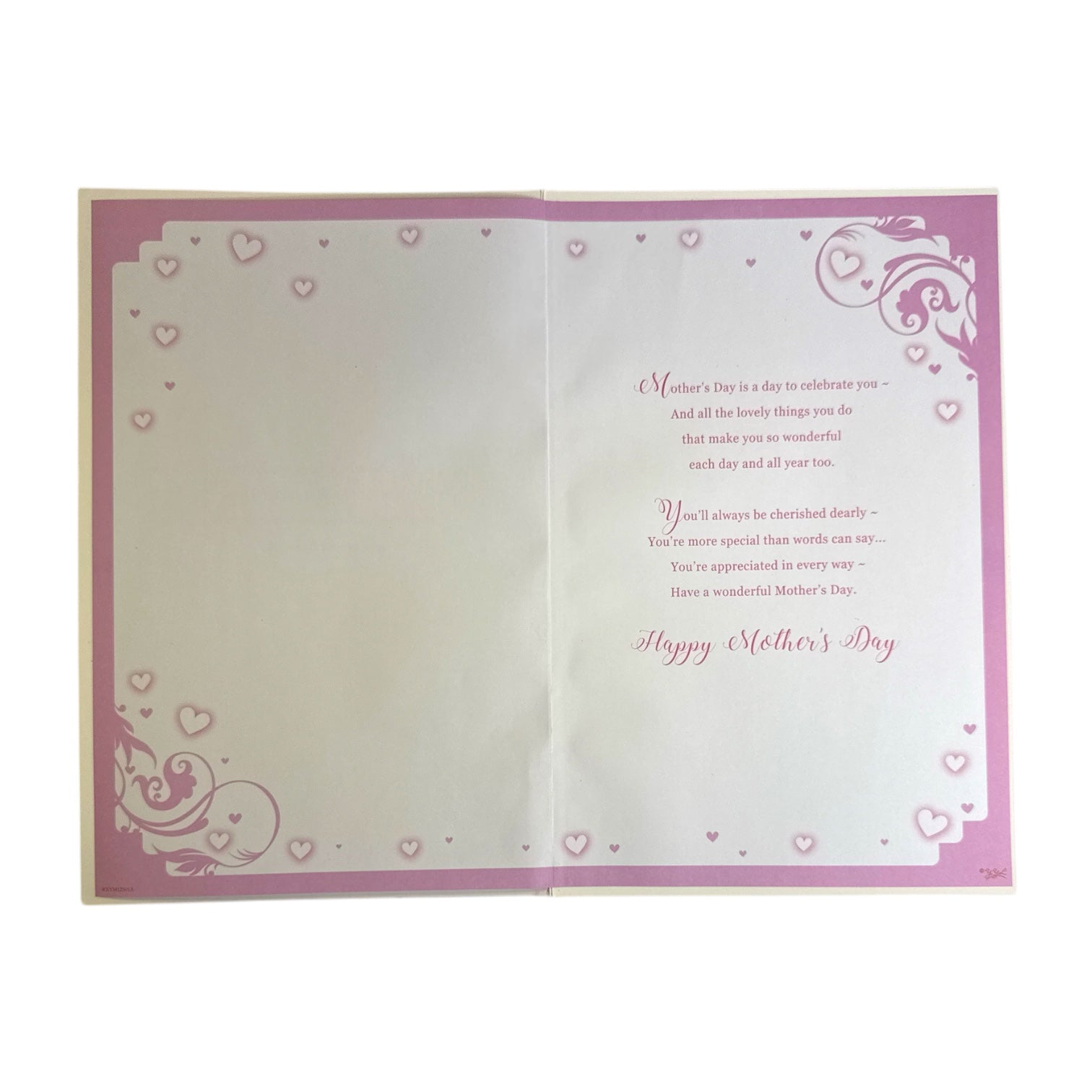 From All Of Us Classic Mini Pink Hearts Design Mother's Day Boxed Card