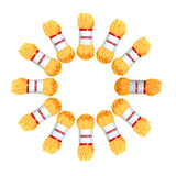 Pack of 5 Yellow Acrylic Yarn Rolls – 10g each, 4 Strand 8 Ply Knitting Wool
