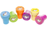 Pack of 12 Unicorn Stamps - Party Bags Rewards Crafting Activities