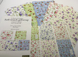 10 Sheet of Mix Designer' Soft touch Foiled Open, birthday, Mothers'day Gift wrapping Paper