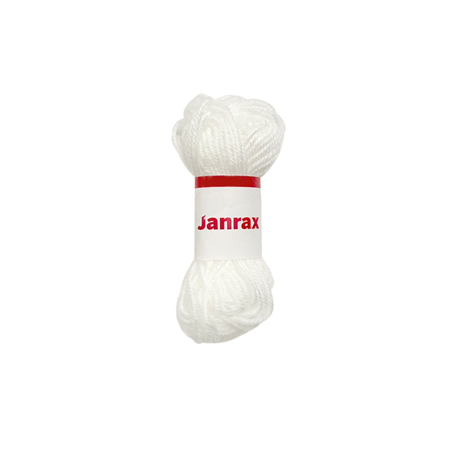 White Acrylic Yarn Roll – 10g, 4 Strand 8 Ply Knitting Wool