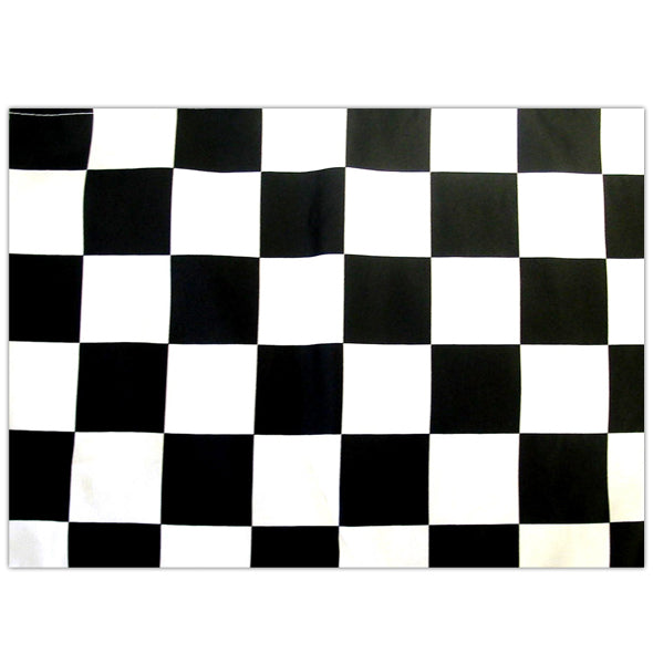 Chequered Black/white Flag 5ft X 3ft