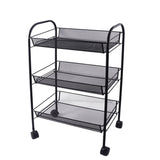 3 Tier Metal Storage Utility Tray Cart Trolley