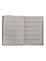 A5 Black Address Book