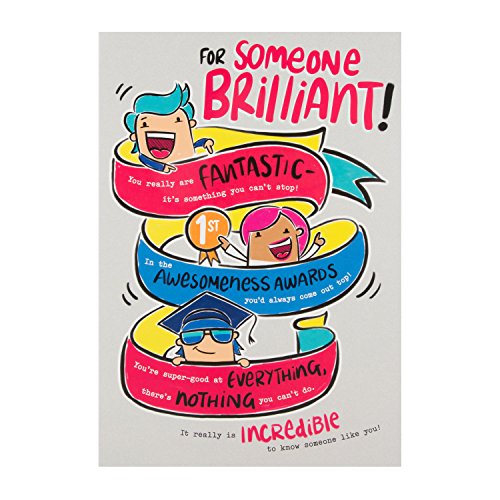 Someone Brilliant  Humour Funny Card 'Awesomeness' 