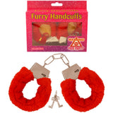 Red Furry Handcuffs and Keys - Hen Party, Role Play