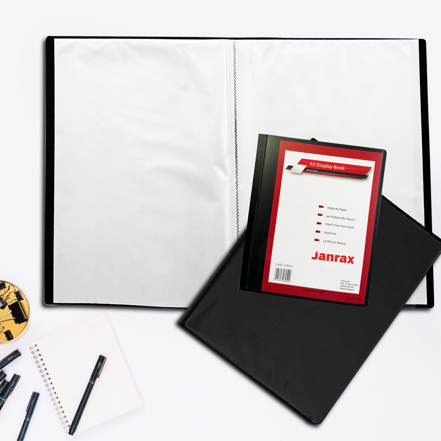 A3 40 Pockets Presentation Display Book by Janrax