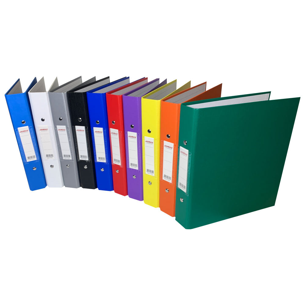 A5 White Paper Over Board Ring Binder by Janrax