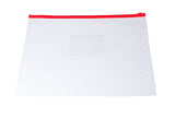 Pack of 12 A4 Red Zip Zippy Bags