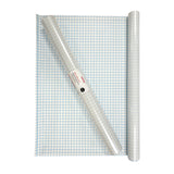 Janrax 50cm x 10m Clear Glossy CPP 0.06mm Thick Self-Adhesive Book Cover Roll