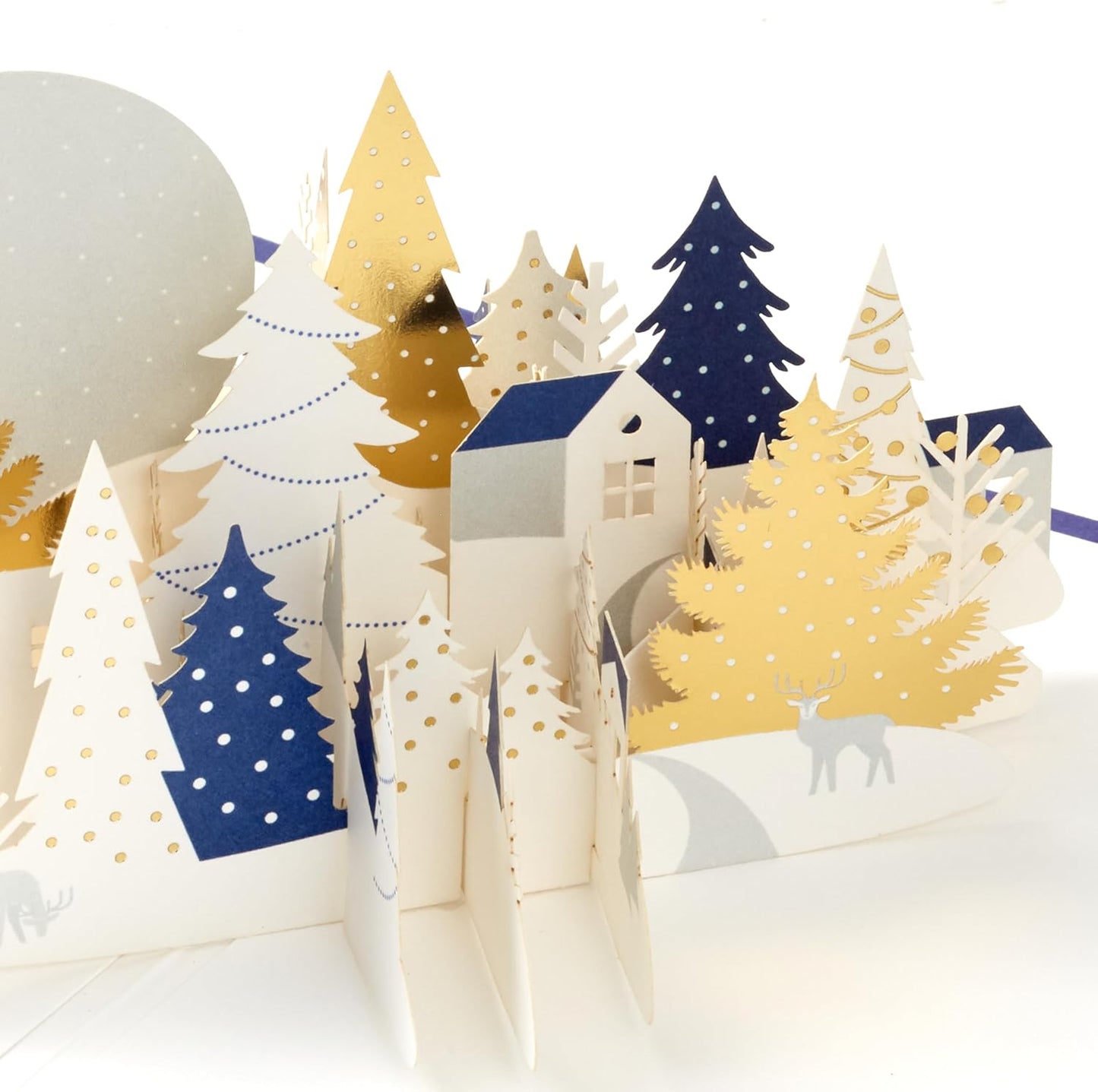 Winter Woodland Design 3D and Pop Up Holiday Wonder Christmas Card {DC}