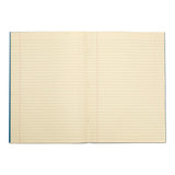 Rhino A4 48 Page Light Blue with Cream Tinted Paper 8mm Lined with Margin Exercise Book