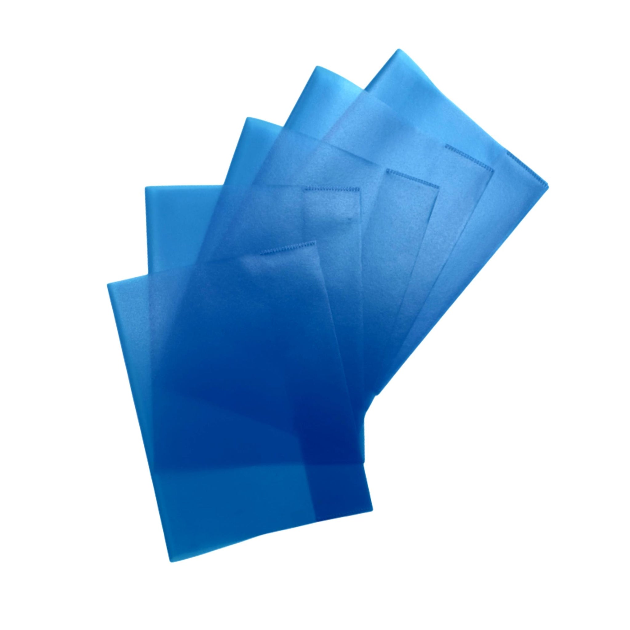 Pack of 10 9x7" Frosted Blue Exercise Book Covers