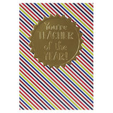 Thank You Card for Teacher 'Of The Year Certificate' 