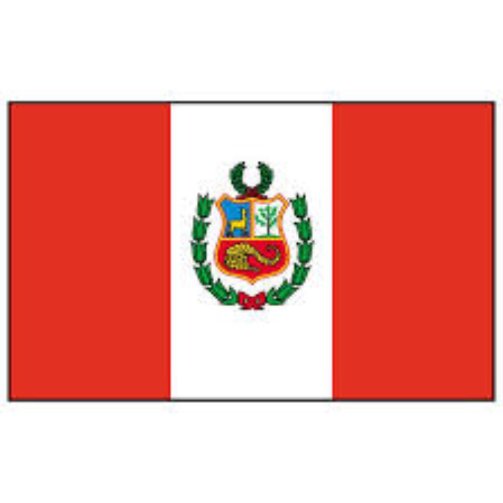 Peru Flag 5ft X 3ft {DC}