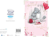 Bear At Door With Gifts Someone Very Special Valentine's Day Card {DC}