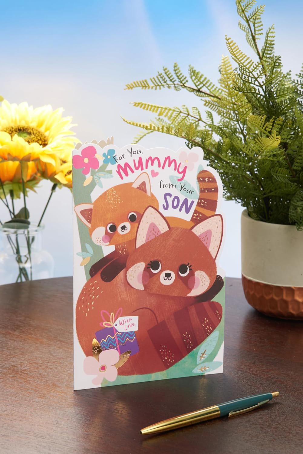 Cute Animal Design From Your Son Mother's Day Card