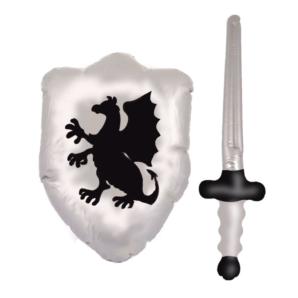 Inflatable Shield 48cm with Swords 62cm Set {DC}