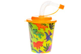 Dinosaur 3D Cup With Straw and Lid