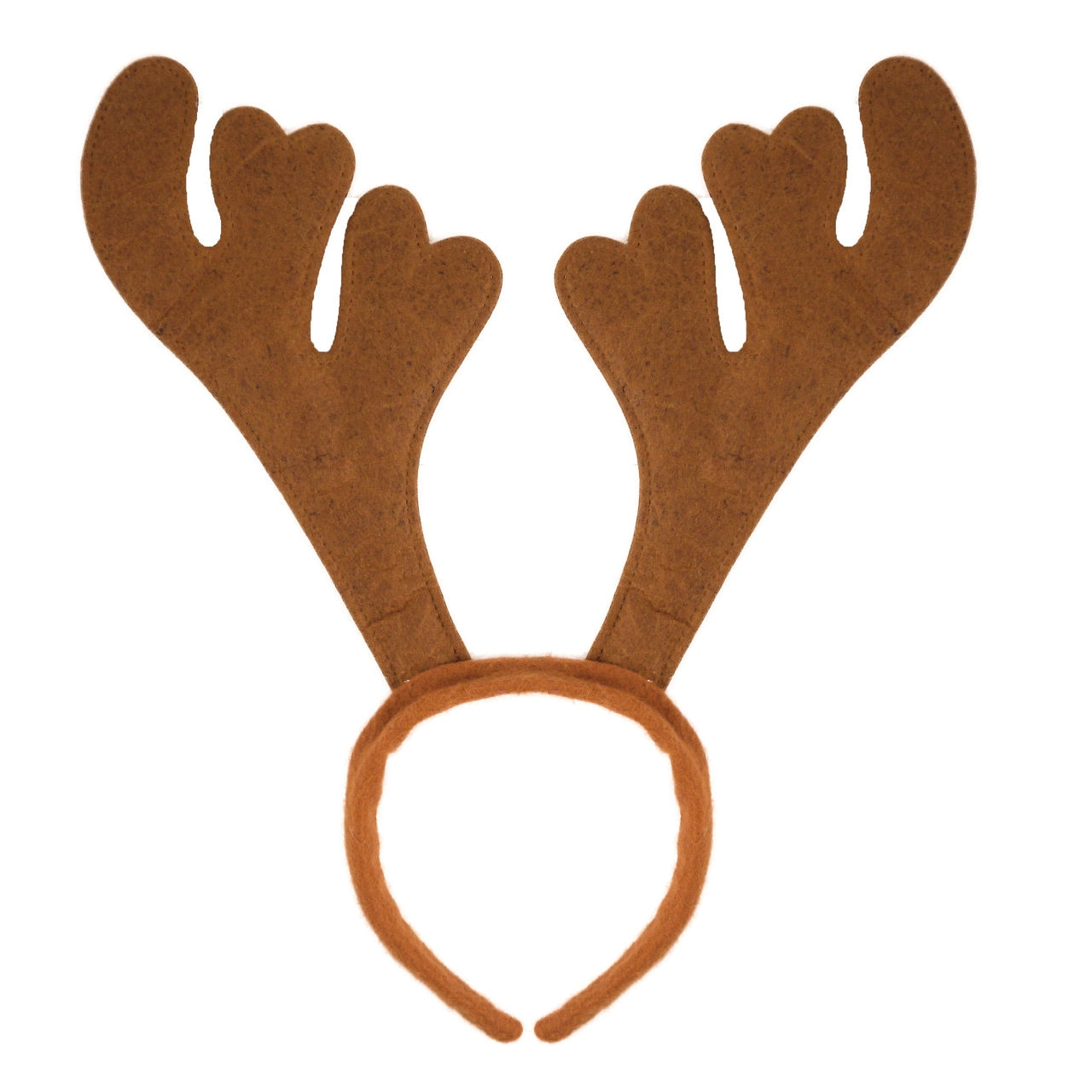 Pack of 6 Brown Headband Reindeer Antlers {DC}